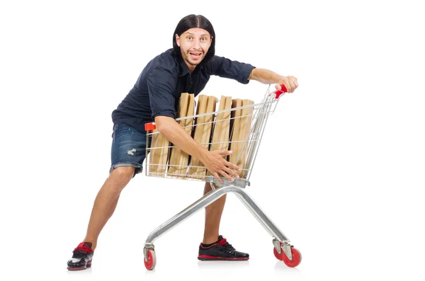 Homem Compras — Fotografia de Stock