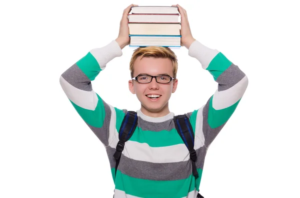 Student with   books — Stock Photo, Image