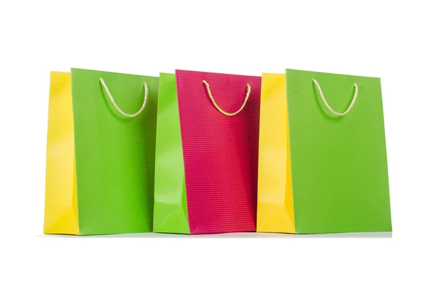 Kolorowe torby na zakupy — Zdjęcie stockowe