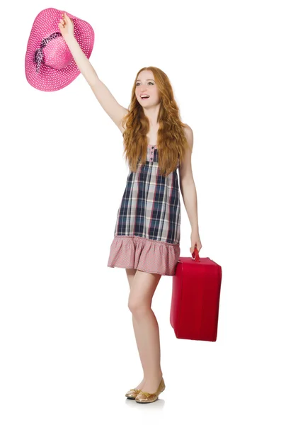 Woman ready for  holiday — Stock Photo, Image