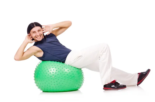 Man  doing exercises — Stock Photo, Image