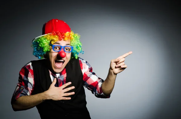 Grappige clown — Stockfoto