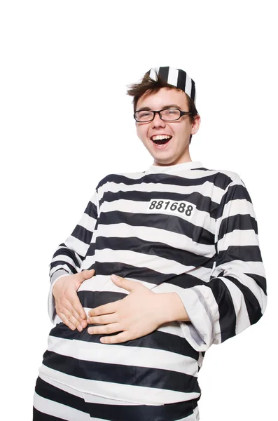 Funny prison inmate in concept — Stock Photo, Image