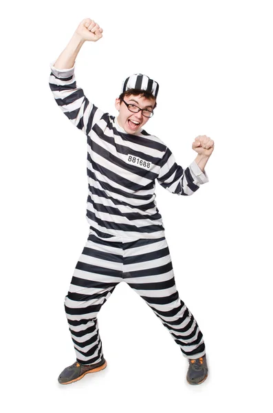 Funny prison inmate in concept — Stock Photo, Image