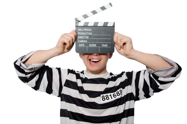 Funny prison inmate in concept — Stock Photo, Image