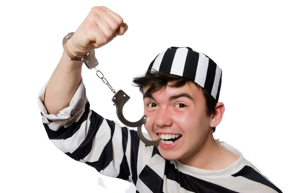 Funny prison inmate in concept — Stock Photo, Image