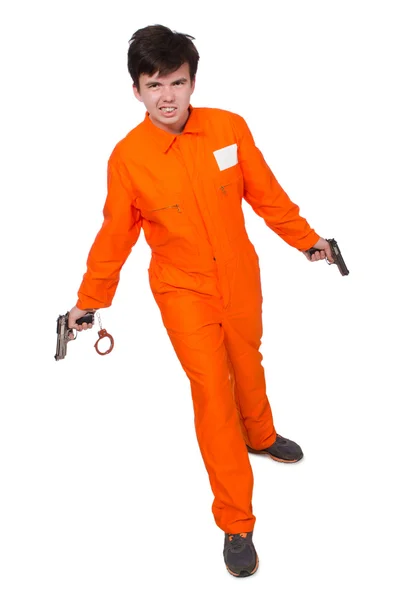 Prisioneiro engraçado em conceito — Fotografia de Stock
