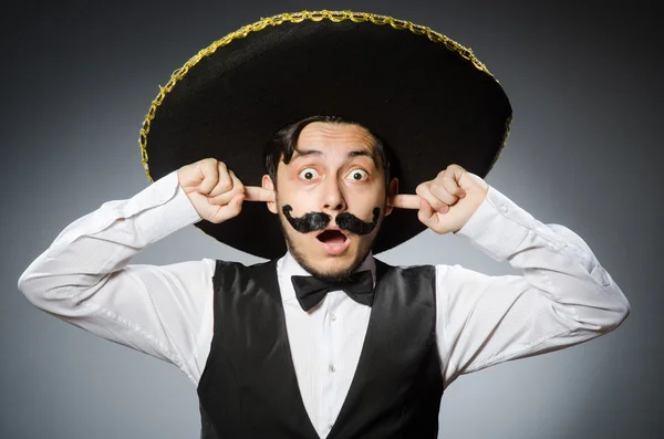 Mexikaner im lustigen Konzept — Stockfoto