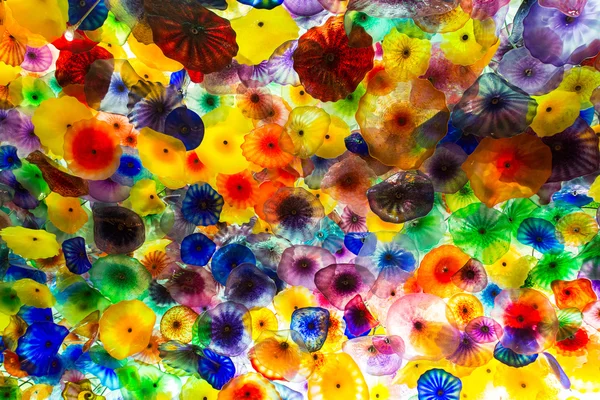 Fondo colorido compuesto de formas abstractas — Foto de Stock