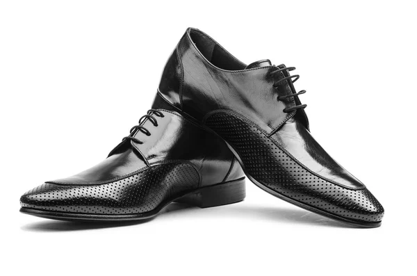 Paar mannelijke schoenen geïsoleerd op de witte — Stockfoto
