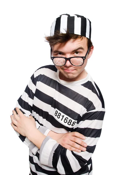 Funny prison inmate in concept — Stock Photo, Image