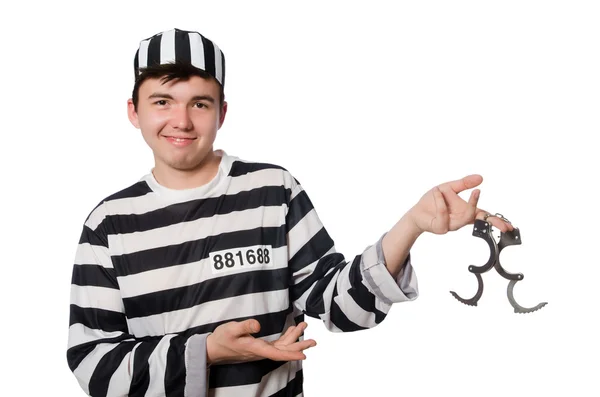 Funny prison inmate in concept — Stock Photo, Image