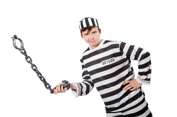 Grappige gevangene in concept — Stockfoto