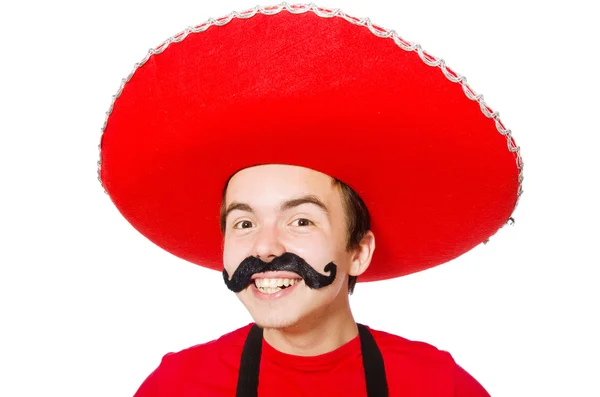 Funny mexican isolated on the white — Stock Photo, Image