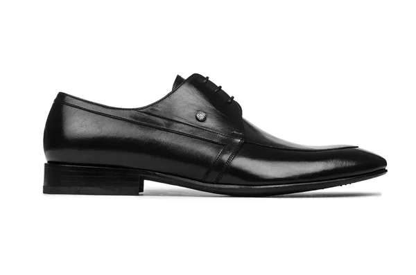 Par af mandlige sko isoleret på den hvide - Stock-foto