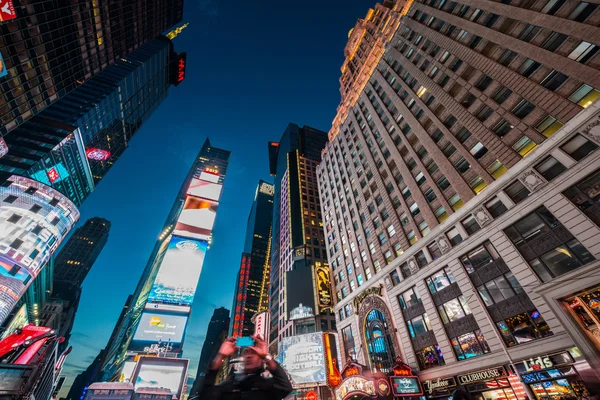 Times Square em Downtown Manh — Fotografia de Stock