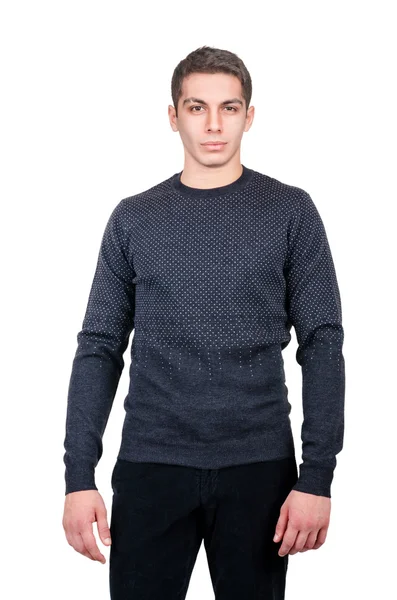 Male sweater isolated on the white — Stock Photo, Image