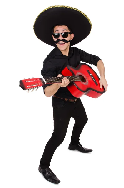 Rolig mexikan med sombrero hatt — Stockfoto