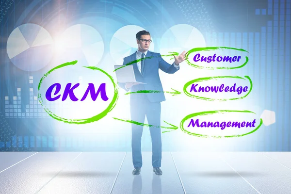 Customer knowledge management business concept — Stock Photo, Image