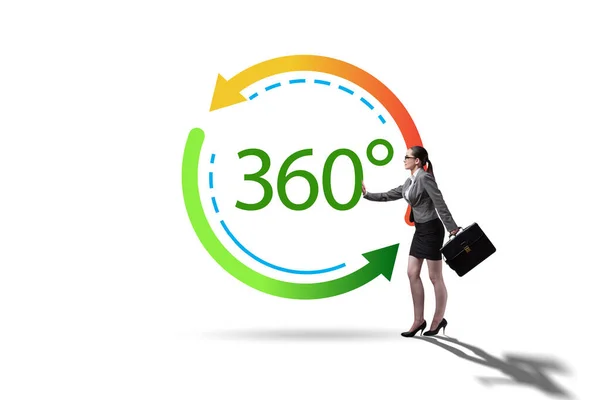 360 degree customer view for marketing purposes — Stock Photo, Image