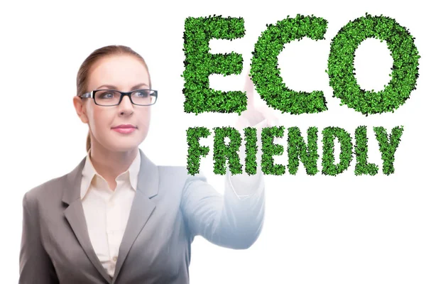 Milieuvriendelijke illustratie in ecologisch concept — Stockfoto