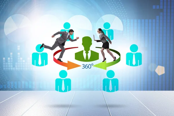 360 degree customer view for marketing purposes — Stock Photo, Image