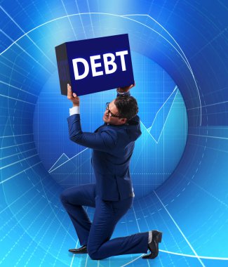 Borç işi kavramında iş adamı