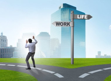 İş hayatı ya da ev dengesi iş kavramı