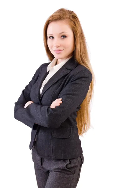 Woman businesswoman in business concept — Stock Photo, Image