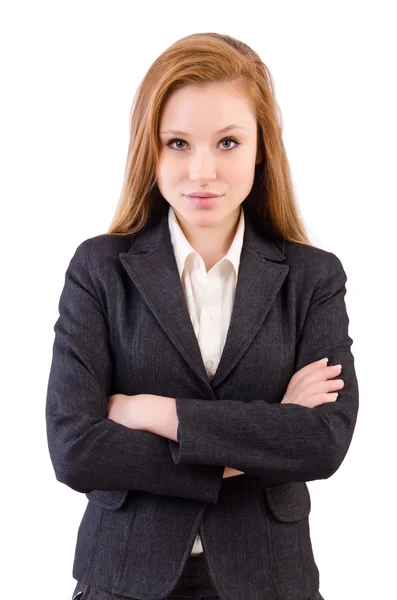 Mujer empresaria en concepto de negocio — Foto de Stock