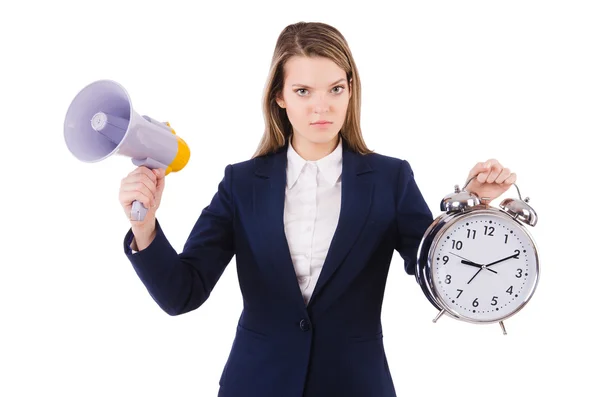 Mujer empresaria en concepto de negocio —  Fotos de Stock