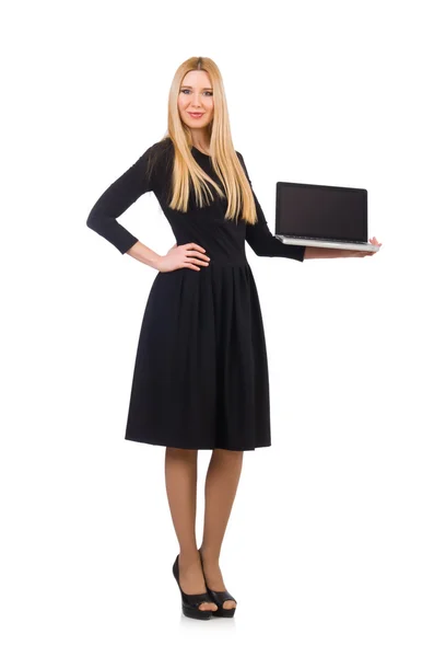 Woman businesswoman in business concept — Stock Photo, Image