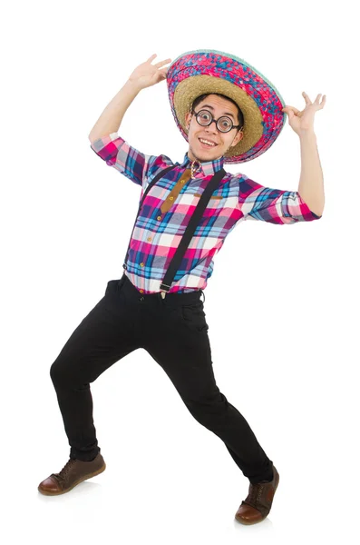 有趣的墨西哥佬，概念上有体力活 — 图库照片