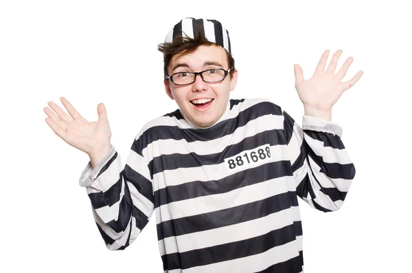 Funny prison inmate in concept — Stock Photo, Image