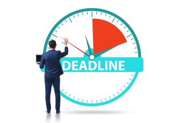 Son Tarih ve zaman yönetimi kavramı işadamı