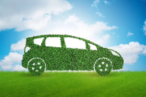 Concepto de coche eléctrico ecológico — Foto de Stock