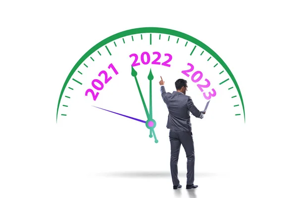 Concept van het nieuwe jaar 2022 — Stockfoto