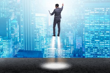 Kariyer ve başlangıç konsepti işadamı