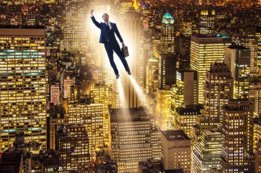 Kariyer ve başlangıç konsepti işadamı