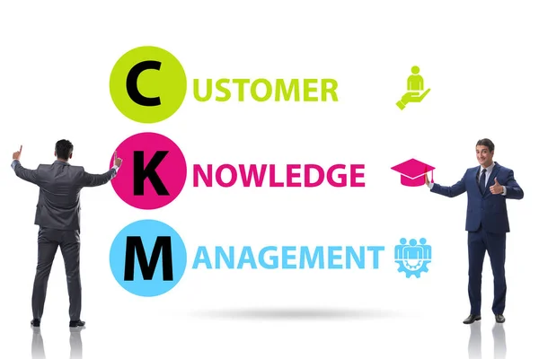 Customer knowledge management business concept — Stock Photo, Image