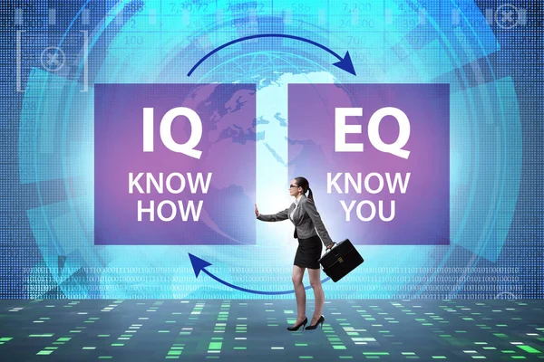 EQ and IQ skill concepts — Stock Photo, Image