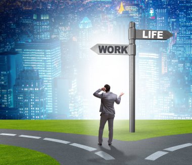 İş hayatı ya da ev dengesi iş kavramı