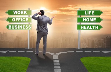 İş hayatı ya da ev dengesi iş kavramı