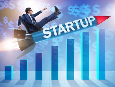 Roketle uçan iş adamı