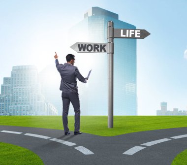 İş hayatı ya da ev dengesi iş kavramı