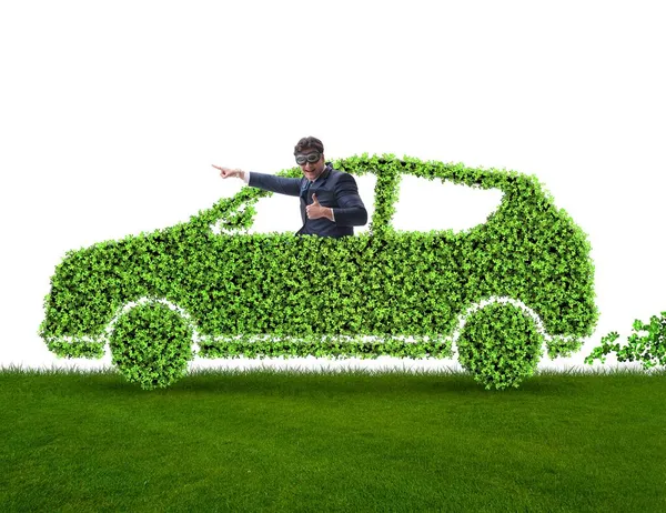 Conceito de combustível limpo e eco friendly carros — Fotografia de Stock