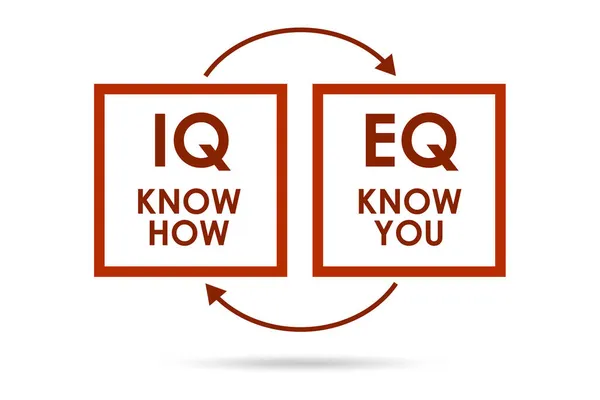 Conceptos de habilidad de EQ e IQ —  Fotos de Stock