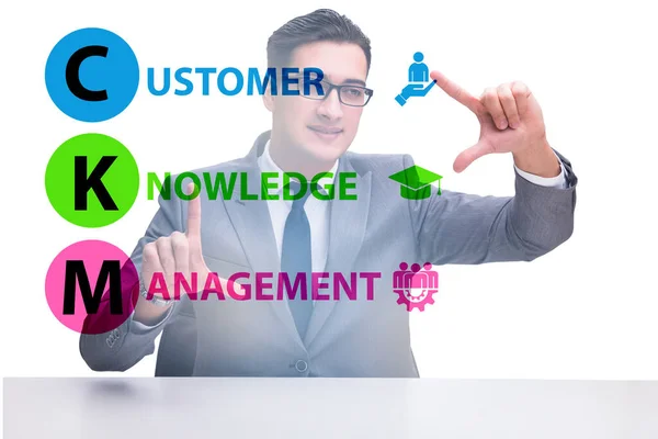 Müşteri bilgi yönetimi pazarlama kavramı — Stok fotoğraf