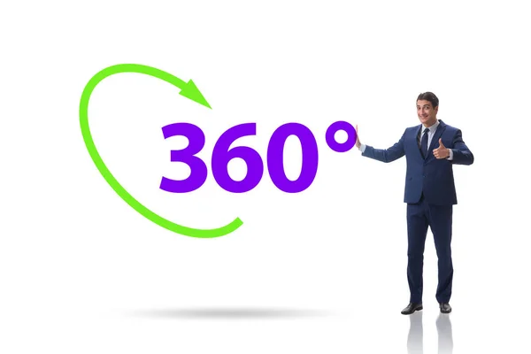 Vue client 360 degrés à des fins de marketing — Photo