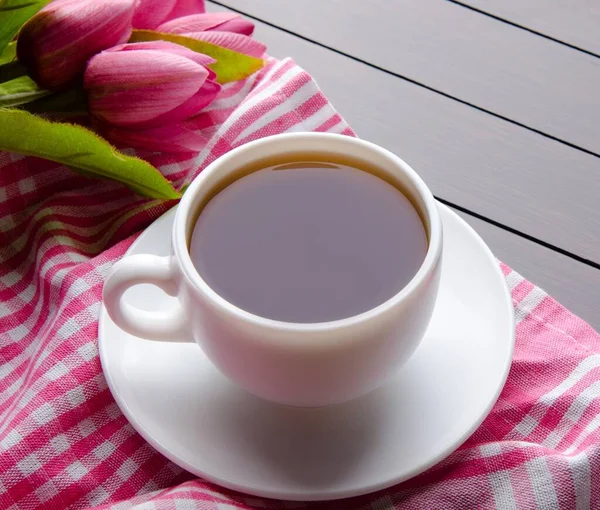 Taza de té en concepto de catering —  Fotos de Stock
